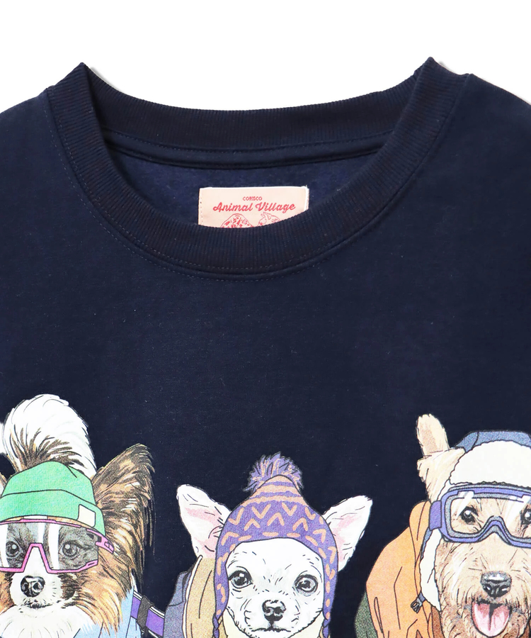 CORISCO(コリスコ) |裏起毛スポーツアニマル柄トレーナー（MENS/WOMENS)