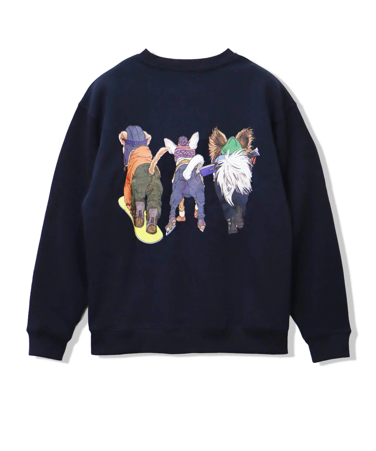 CORISCO(コリスコ) |裏起毛スポーツアニマル柄トレーナー（MENS/WOMENS)