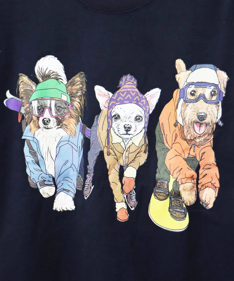 CORISCO(コリスコ) |裏起毛スポーツアニマル柄トレーナー（MENS/WOMENS)