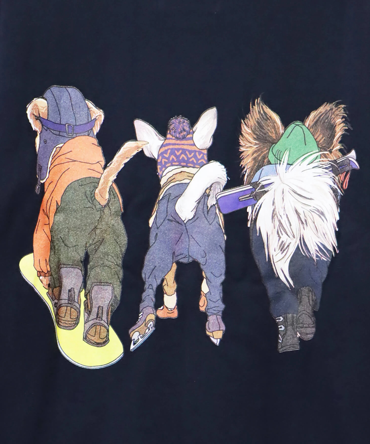 CORISCO(コリスコ) |裏起毛スポーツアニマル柄トレーナー（MENS/WOMENS)