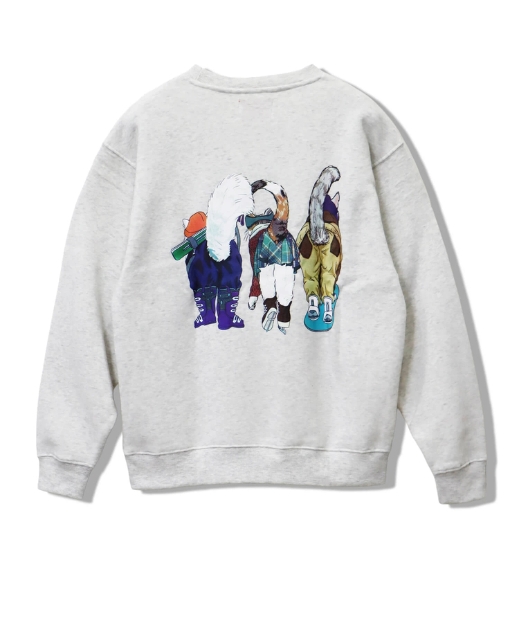 CORISCO(コリスコ) |裏起毛スポーツアニマル柄トレーナー（MENS/WOMENS)