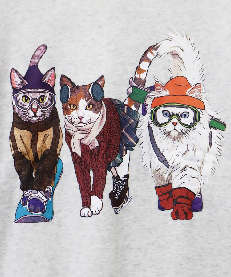 CORISCO(コリスコ) |裏起毛スポーツアニマル柄トレーナー（MENS/WOMENS)