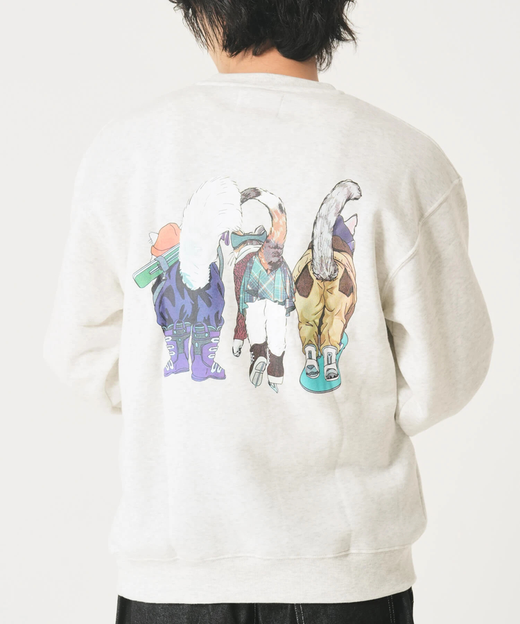 CORISCO(コリスコ) |裏起毛スポーツアニマル柄トレーナー（MENS/WOMENS)