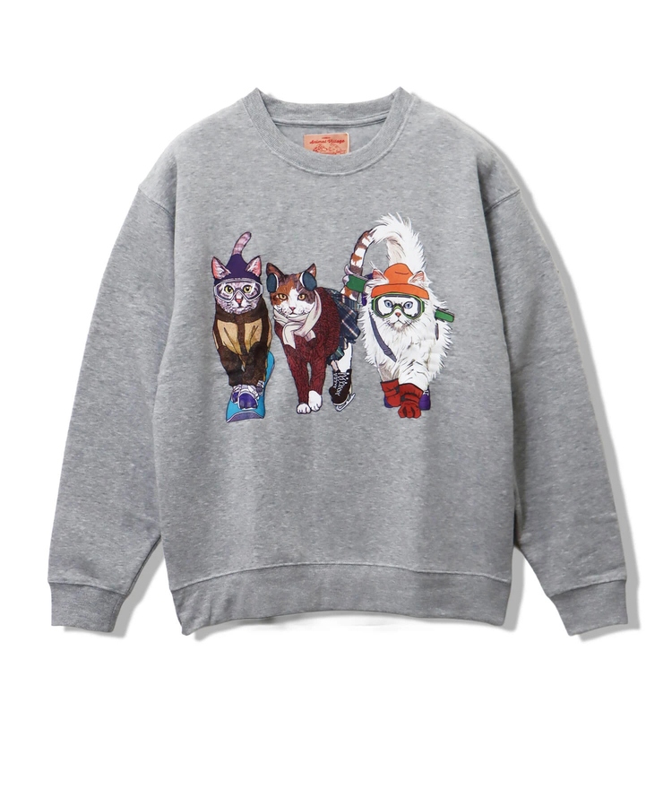 CORISCO(コリスコ) |裏起毛スポーツアニマル柄トレーナー（MENS/WOMENS)