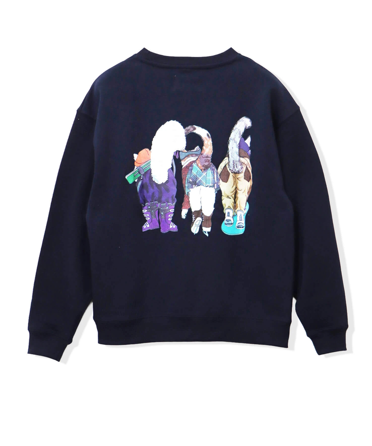 CORISCO(コリスコ) |裏起毛スポーツアニマル柄トレーナー（MENS/WOMENS)