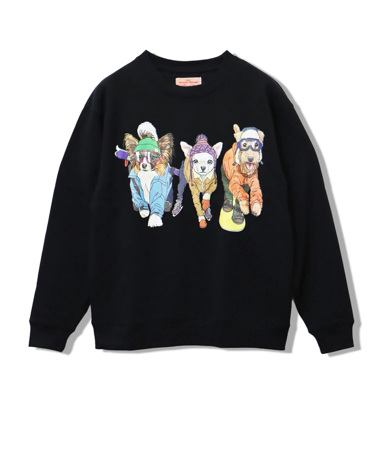 CORISCO(コリスコ) |裏起毛スポーツアニマル柄トレーナー（MENS/WOMENS)