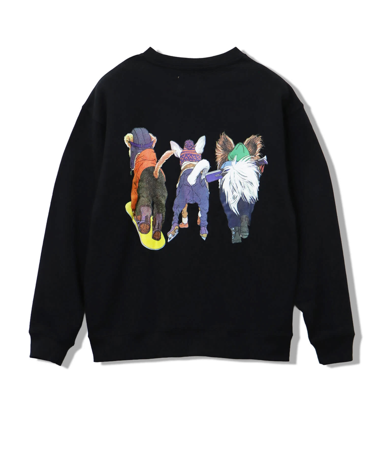 CORISCO(コリスコ) |裏起毛スポーツアニマル柄トレーナー（MENS/WOMENS)