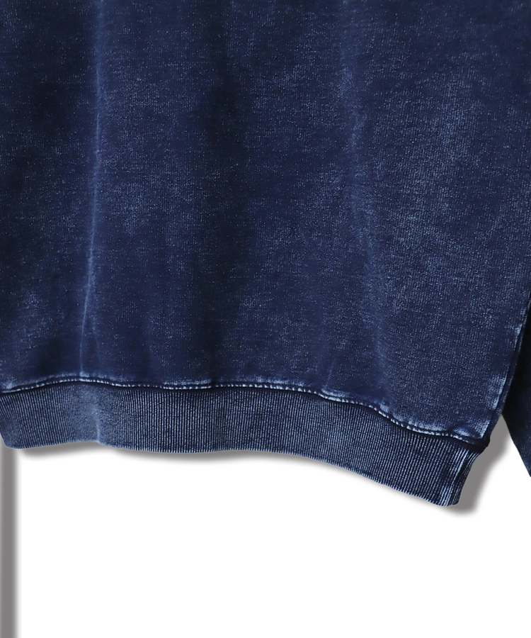 CORISCO(コリスコ) |カットデニムケミカル加工トレーナー(MENS/WOMENS)