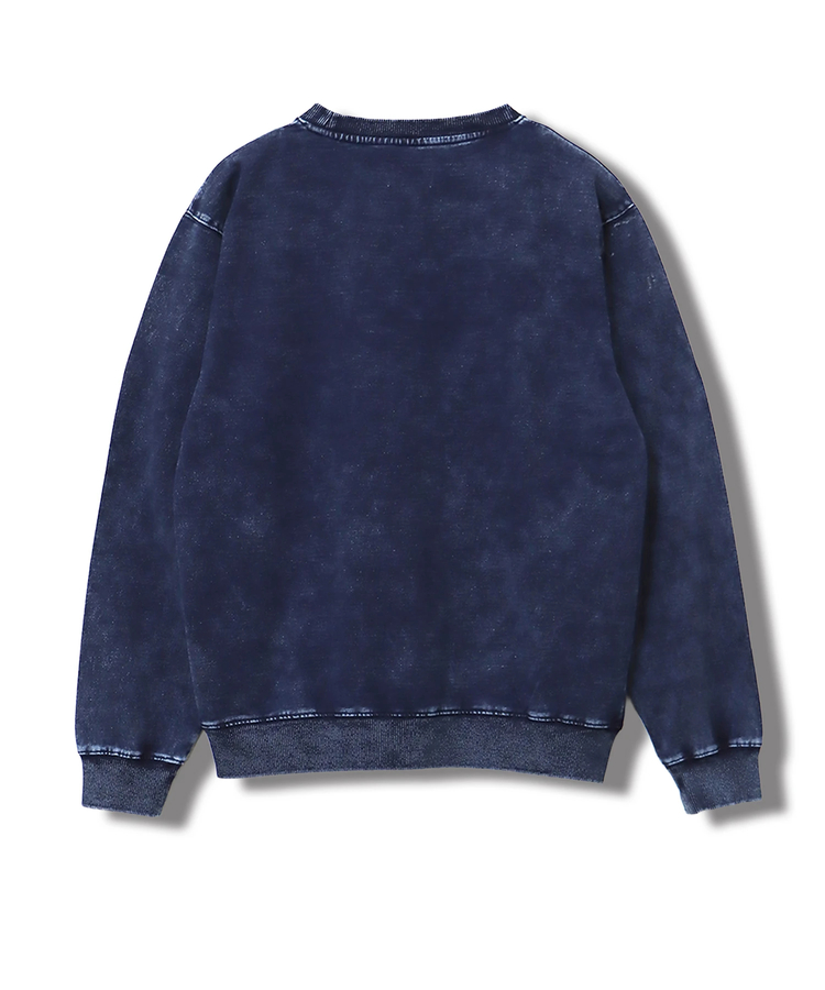 CORISCO(コリスコ) |カットデニムケミカル加工トレーナー(MENS/WOMENS)