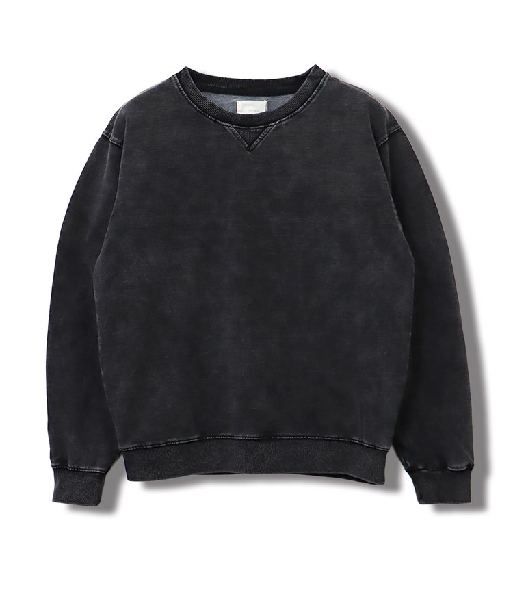 CORISCO(コリスコ) |カットデニムケミカル加工トレーナー(MENS/WOMENS)