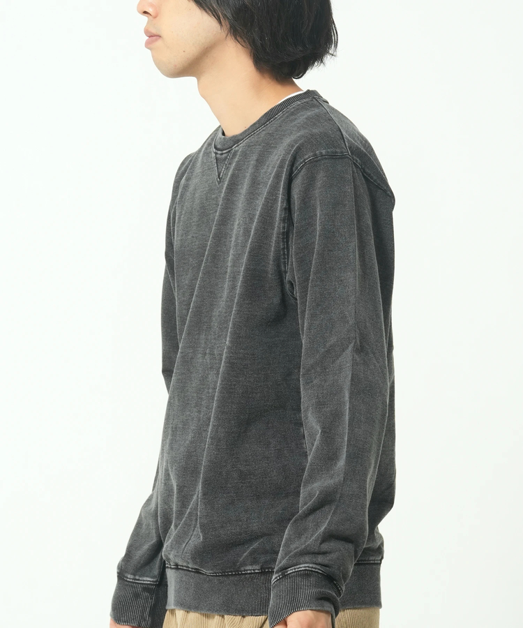 CORISCO(コリスコ) |カットデニムケミカル加工トレーナー(MENS/WOMENS)