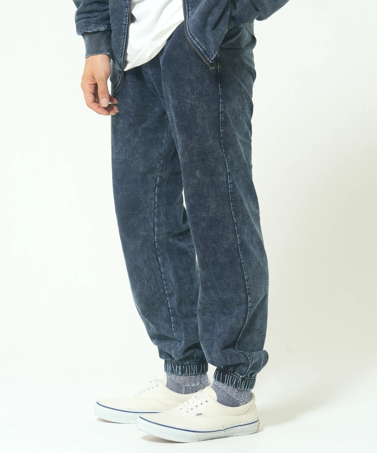 CORISCO(コリスコ) |カットデニムケミカル加工イージーパンツ(MENS/WOMENS)