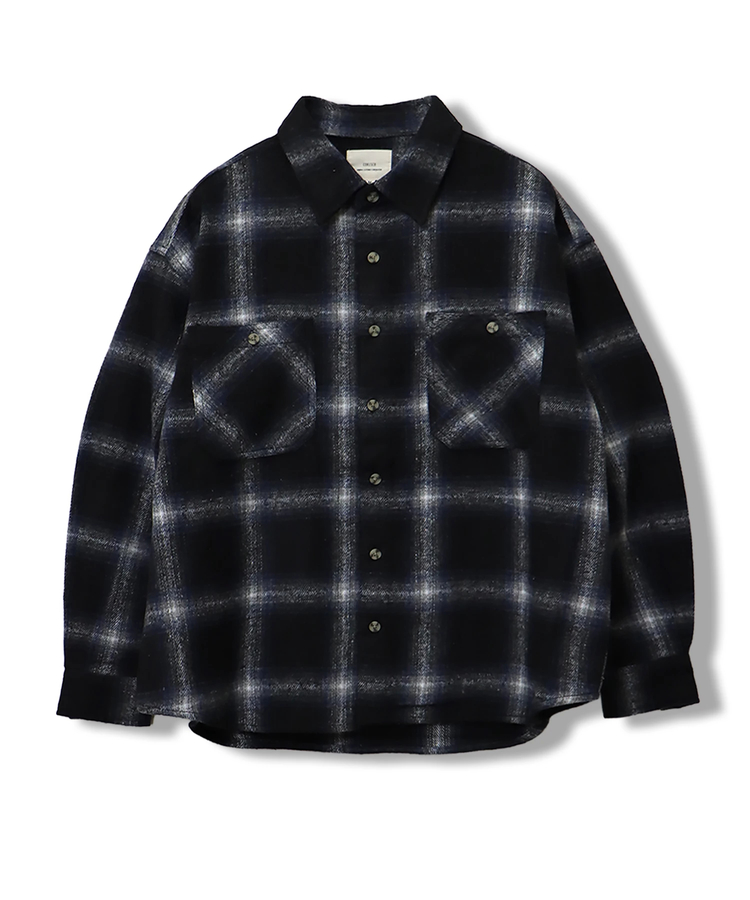 CORISCO(コリスコ) |ネルオンブレチェックシャツ(MENS/WOMENS)