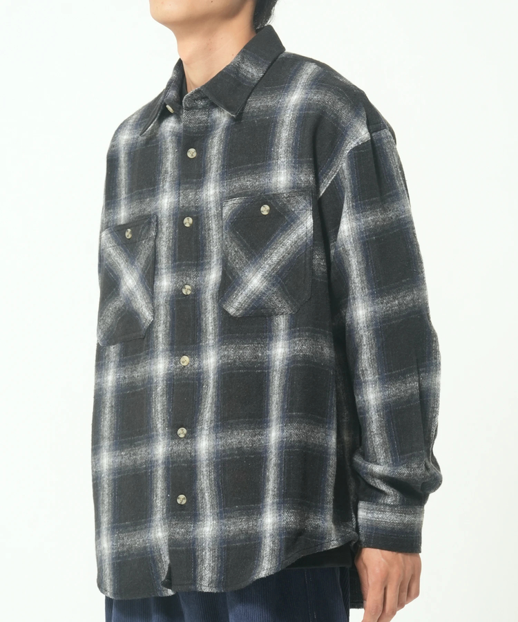 CORISCO(コリスコ) |ネルオンブレチェックシャツ(MENS/WOMENS)