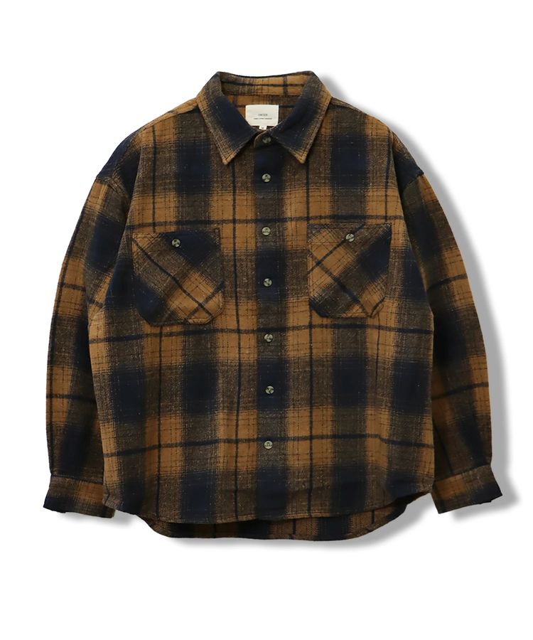 CORISCO(コリスコ) |ネルオンブレチェックシャツ(MENS/WOMENS)
