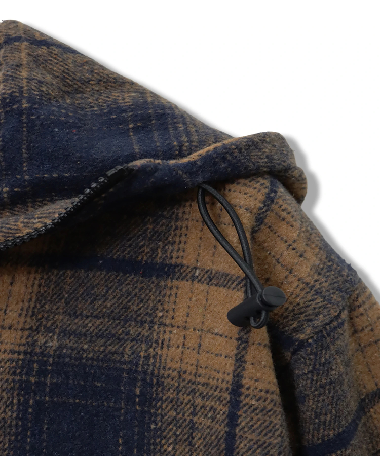 CORISCO(コリスコ) |ネルオンブレチェックフードブルゾン(MENS/WOMENS)