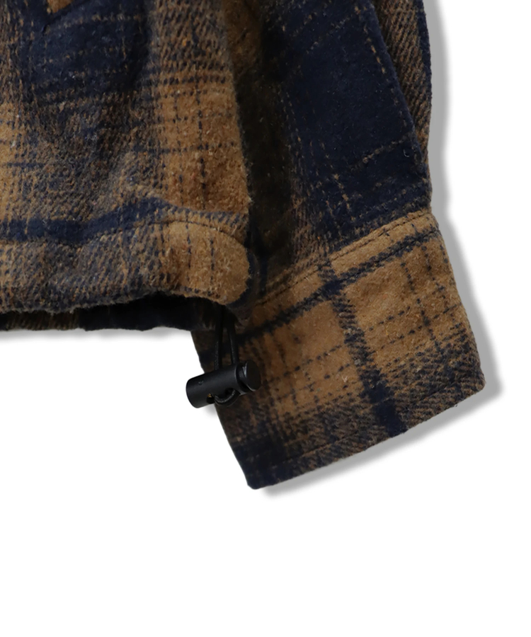 CORISCO(コリスコ) |ネルオンブレチェックフードブルゾン(MENS/WOMENS)