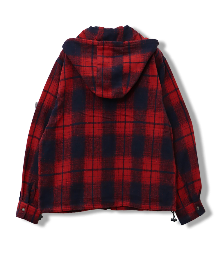 CORISCO(コリスコ) |ネルオンブレチェックフードブルゾン(MENS/WOMENS)