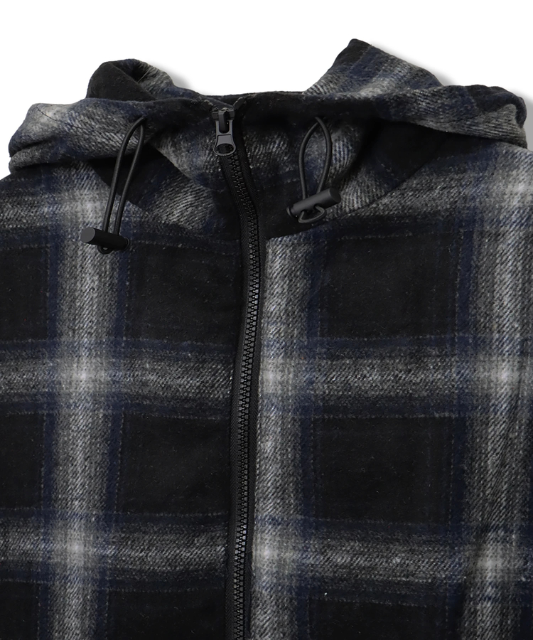 CORISCO(コリスコ) |ネルオンブレチェックフードブルゾン(MENS/WOMENS)