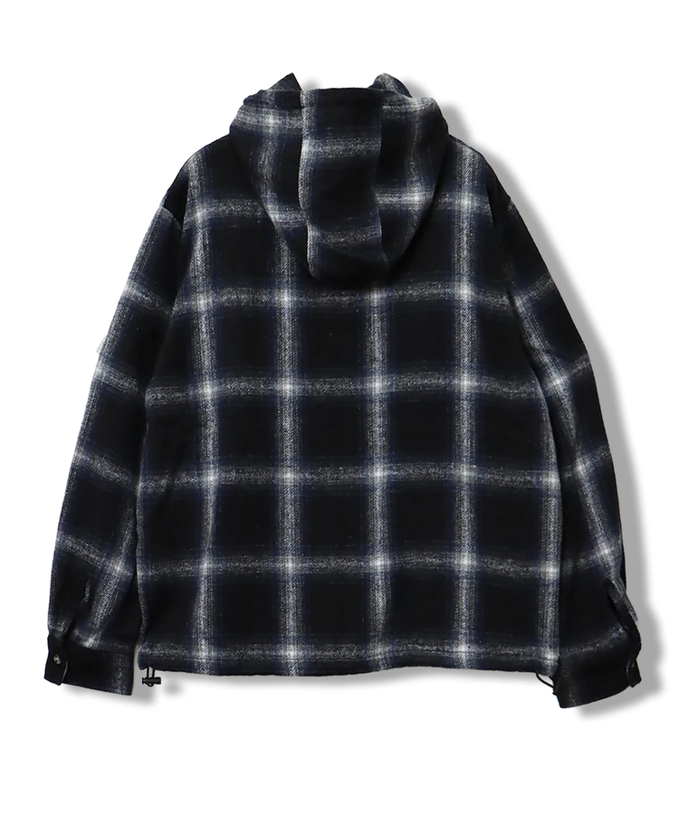 CORISCO(コリスコ) |ネルオンブレチェックフードブルゾン(MENS/WOMENS)