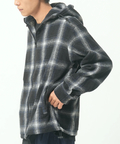 CORISCO(コリスコ) |ネルオンブレチェックフードブルゾン(MENS/WOMENS)