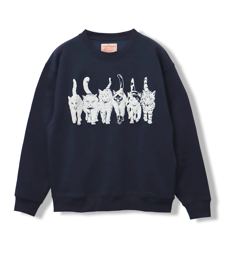 CORISCO(コリスコ) |裏起毛モノトーンアニマル柄トレーナー（MENS/WOMENS)