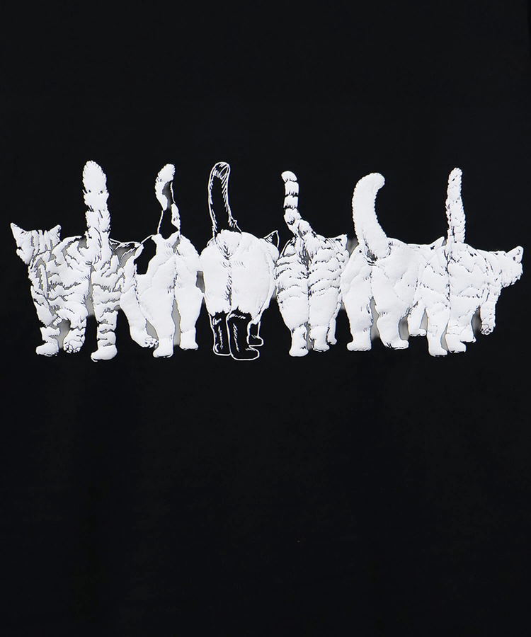 CORISCO(コリスコ) |裏起毛モノトーンアニマル柄トレーナー（MENS/WOMENS)