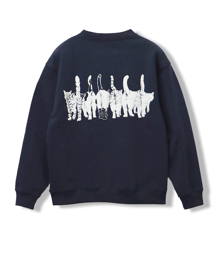 CORISCO(コリスコ) |裏起毛モノトーンアニマル柄トレーナー（MENS/WOMENS)