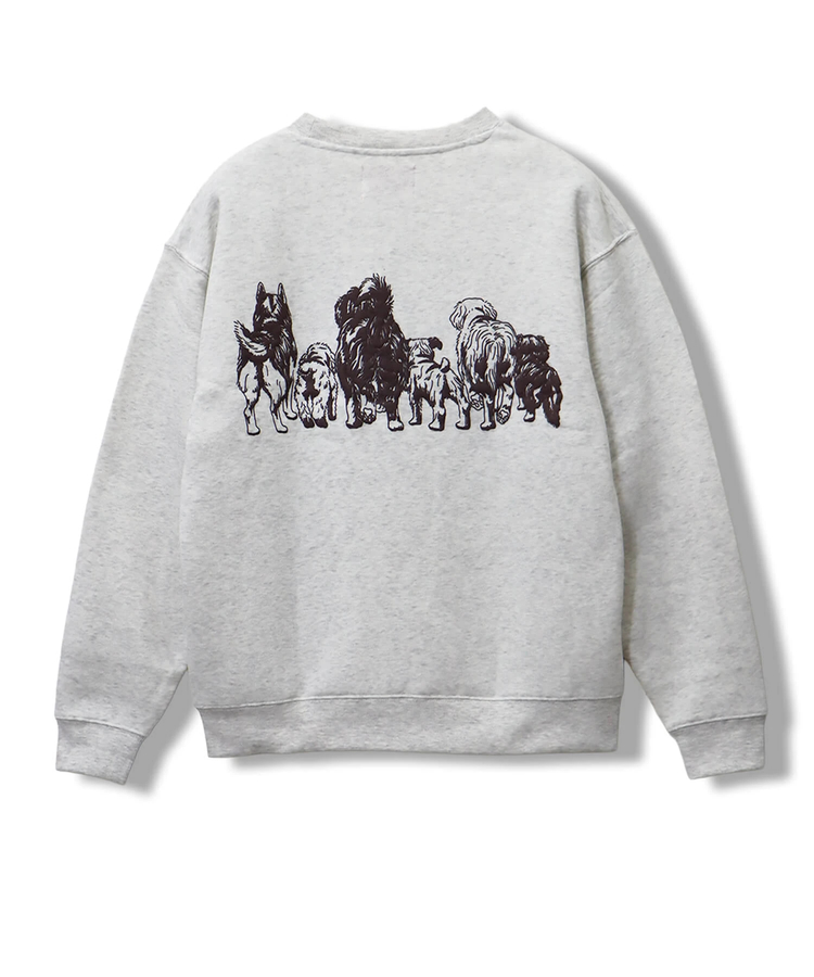 CORISCO(コリスコ) |裏起毛モノトーンアニマル柄トレーナー（MENS/WOMENS)