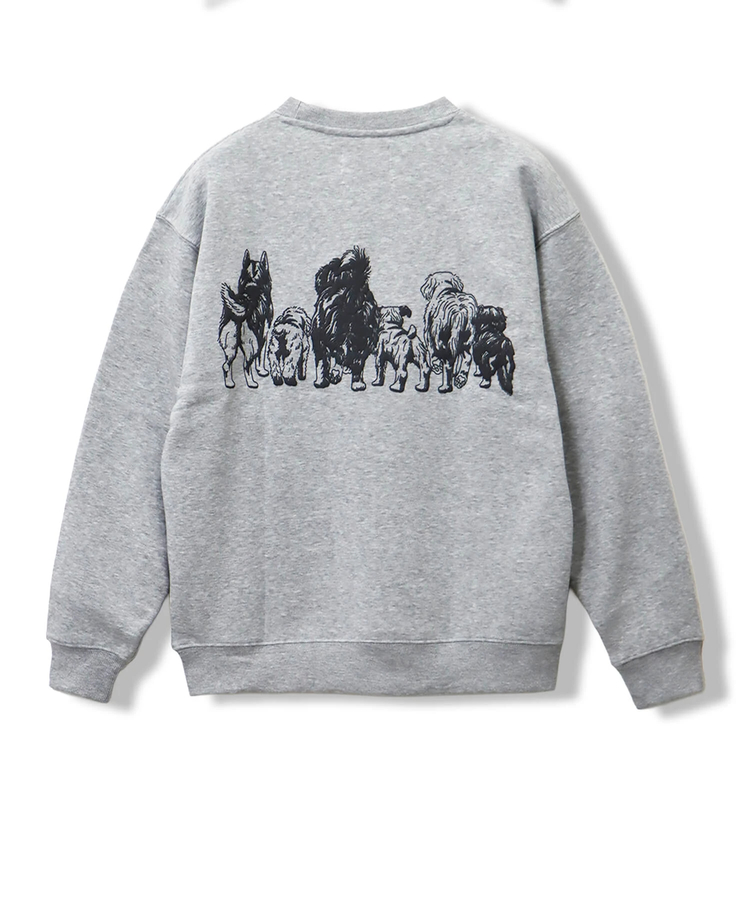 CORISCO(コリスコ) |裏起毛モノトーンアニマル柄トレーナー（MENS/WOMENS)