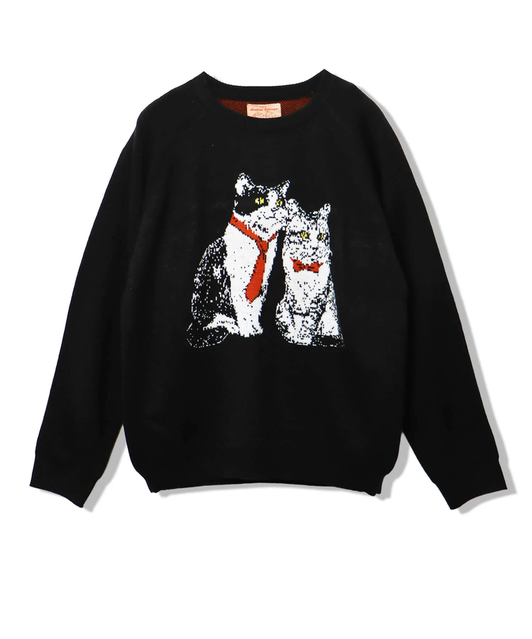 CORISCO(コリスコ) |アニマル柄ジャガードニット（MENS/WOMENS)