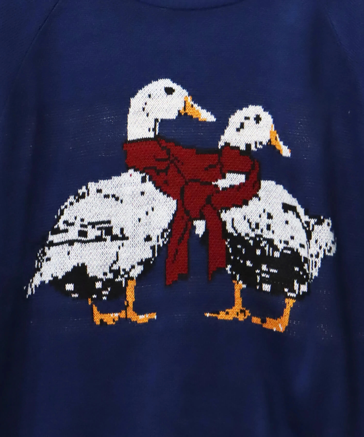 CORISCO(コリスコ) |アニマル柄ジャガードニット（MENS/WOMENS)