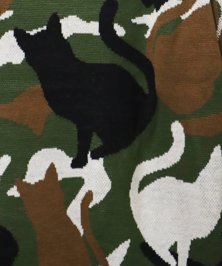 CORISCO(コリスコ) |アニマルカモフラジャガードニット（MENS/WOMENS)