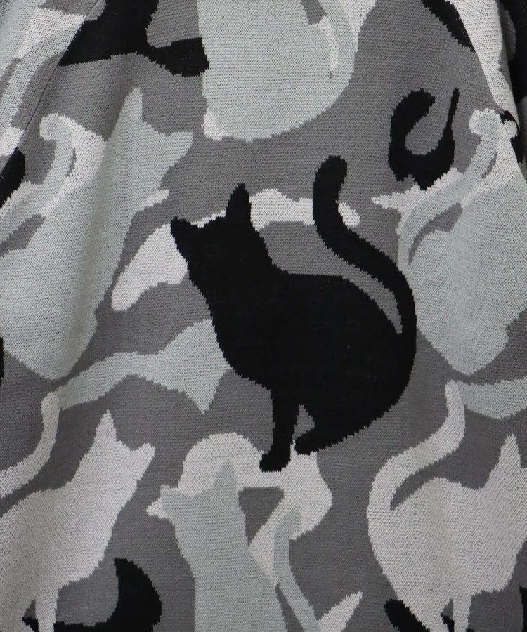 CORISCO(コリスコ) |アニマルカモフラジャガードニット（MENS/WOMENS)