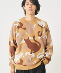 CORISCO(コリスコ) |アニマルカモフラジャガードニット（MENS/WOMENS)