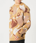 CORISCO(コリスコ) |アニマルカモフラジャガードニット（MENS/WOMENS)