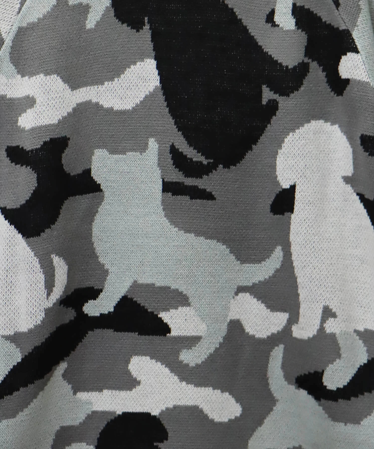 CORISCO(コリスコ) |アニマルカモフラジャガードニット（MENS/WOMENS)