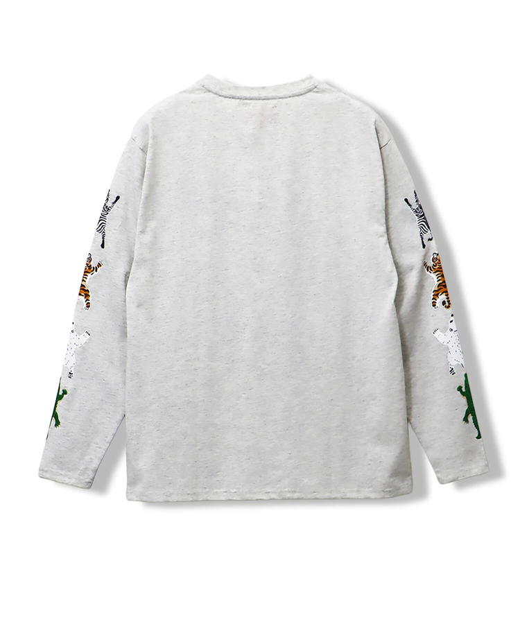 CORISCO(コリスコ) |CORISCO袖アニマルラグ柄ロンTEE(MENS/WOMENS）