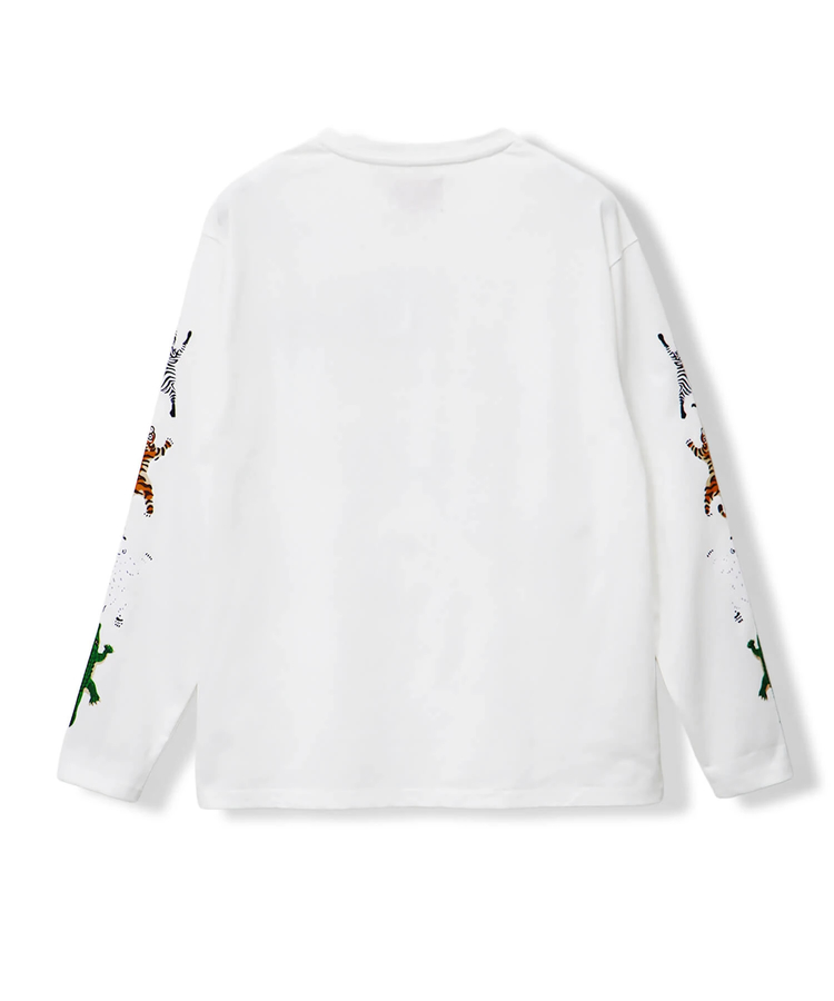 CORISCO(コリスコ) |CORISCO袖アニマルラグ柄ロンTEE(MENS/WOMENS）