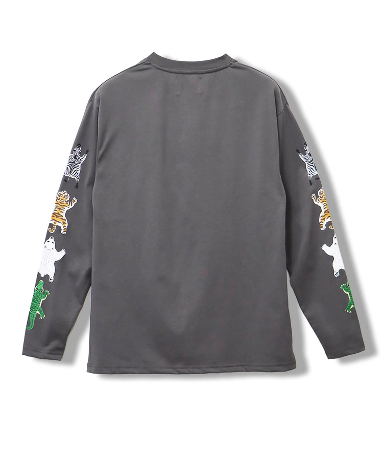 CORISCO(コリスコ) |CORISCO袖アニマルラグ柄ロンTEE(MENS/WOMENS）