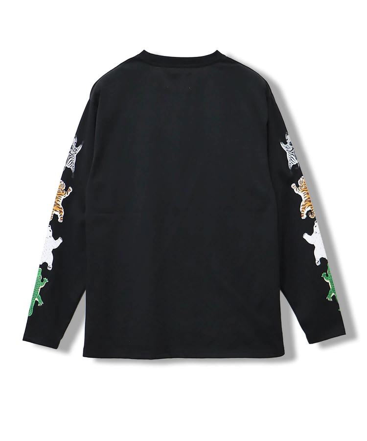 CORISCO(コリスコ) |CORISCO袖アニマルラグ柄ロンTEE(MENS/WOMENS）