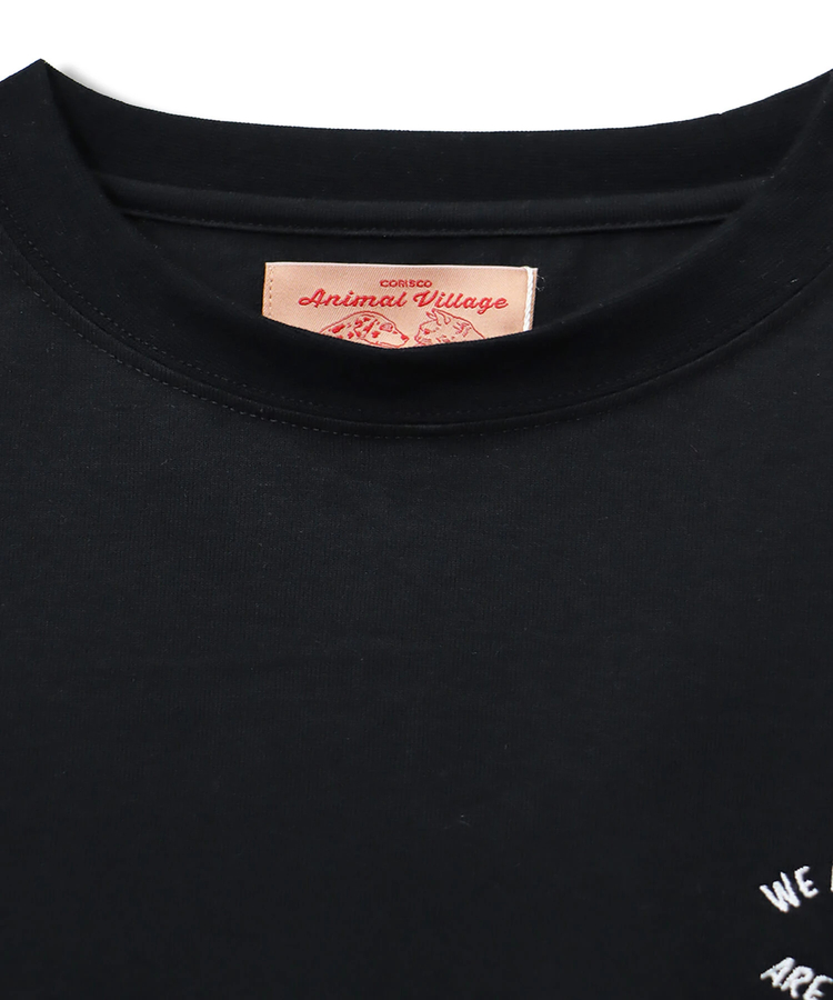 CORISCO(コリスコ) |CORISCO袖アニマルフェイス柄ロンTEE(MENS/WOMENS）