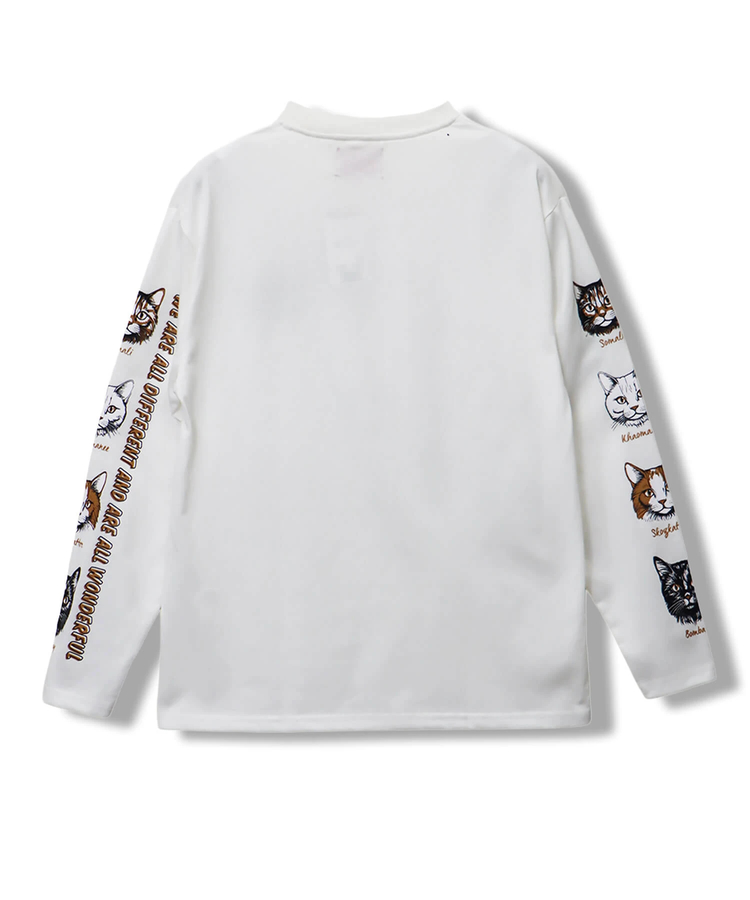 CORISCO(コリスコ) |CORISCO袖アニマルフェイス柄ロンTEE(MENS/WOMENS）