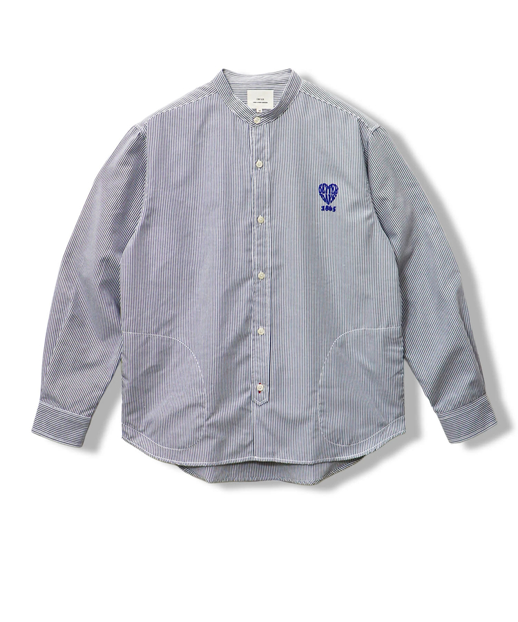 CORISCO(コリスコ) |CORISCOワンポイントフロッキーオックスシャツ(MENS/WOMENS）