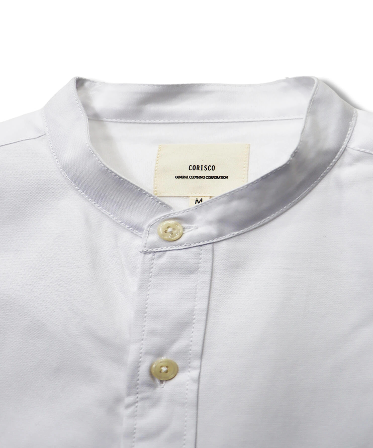 CORISCO(コリスコ) |CORISCOワンポイントフロッキーオックスシャツ(MENS/WOMENS）
