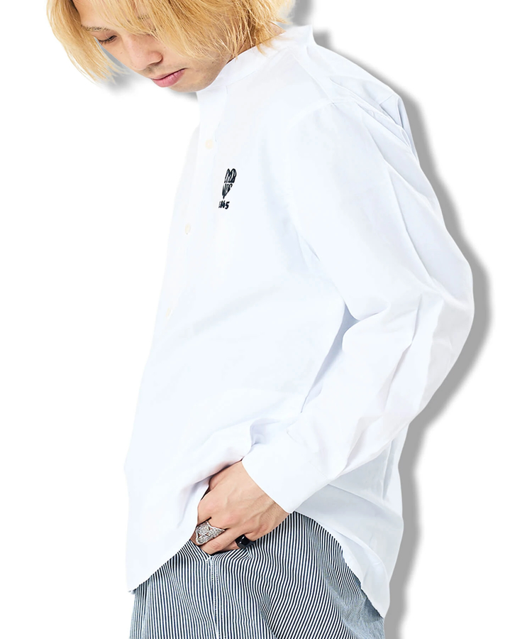 CORISCO(コリスコ) |CORISCOワンポイントフロッキーオックスシャツ(MENS/WOMENS）