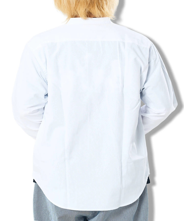 CORISCO(コリスコ) |CORISCOワンポイントフロッキーオックスシャツ(MENS/WOMENS）