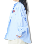 CORISCO(コリスコ) |CORISCOワンポイントフロッキーオックスシャツ(MENS/WOMENS）