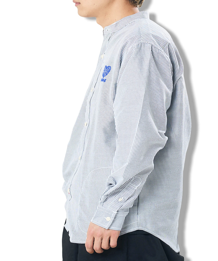 CORISCO(コリスコ) |CORISCOワンポイントフロッキーオックスシャツ(MENS/WOMENS）