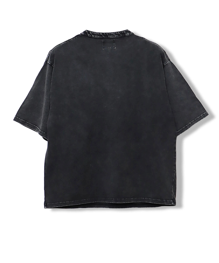 CORISCO(コリスコ) |CORISCOスノーウォッシュワンポイント刺繍ヘンリーTEE(MENS/WOMENS)